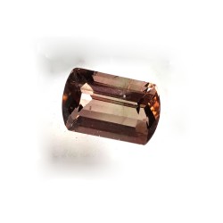 Faceted Champagne Tourmaline Gemstone