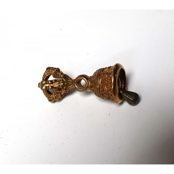 Tibetan Dorje Vajra Bell Pendant Charm
