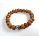 Sandalwood Buddha Bead Bracelet