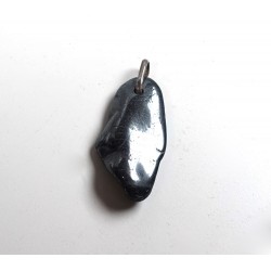 Hematite Freeform Pendant