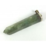 Hiddenite Crystal Silver Pendant