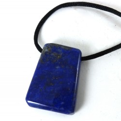 Lapis Lazuli Polished Necklace with Thread