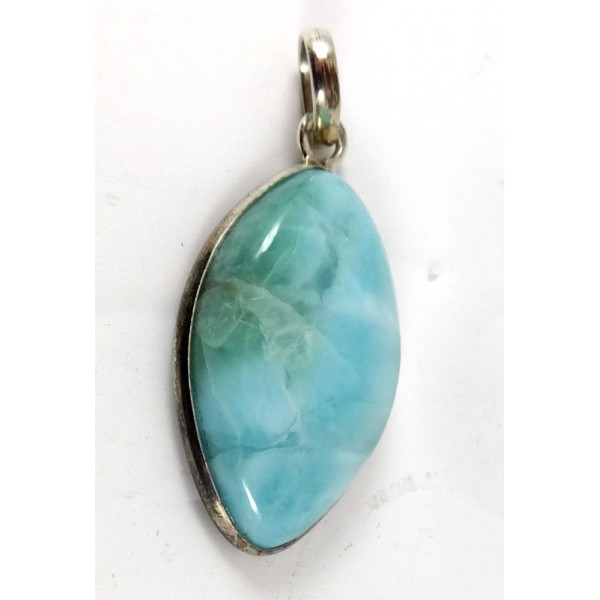 Larimar Silver Pendant
