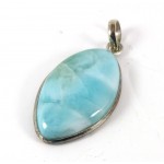 Larimar Silver Pendant