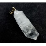 Natural Quartz Crystal Point Pendant
