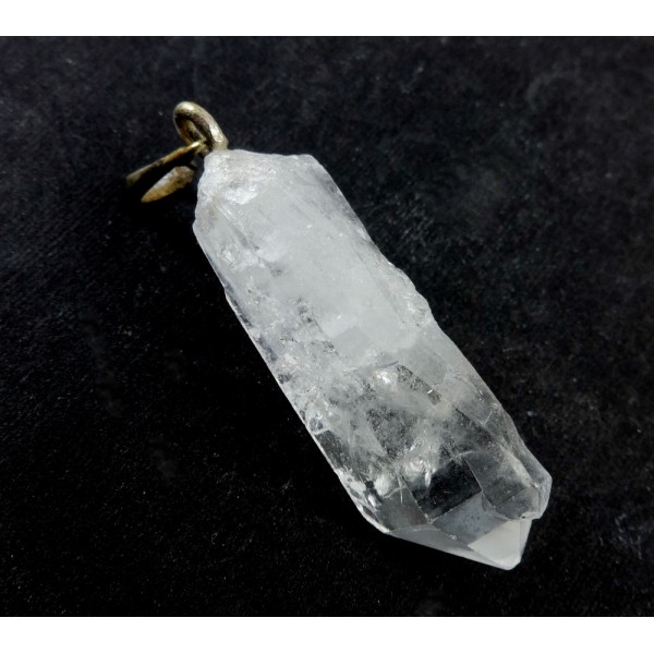 Natural Quartz Crystal Point Pendant