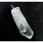 Natural Quartz Crystal Point Pendant
