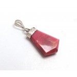 Pink Rhodonite Polished Pendant