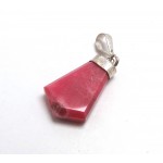Pink Rhodonite Polished Pendant