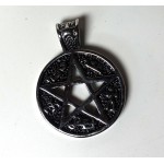 Stainless Steel Decorative Symbol Pentacle Pendant