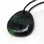 Ruby in Zoisite Polished Pendant