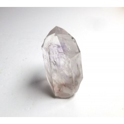 Brandberg Clear Quartz Crystal with Amethyst Tones