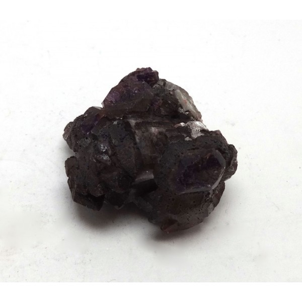 Indian Amethyst with Iron Crystal Formation