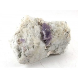 Purple Apatite Crystal in Matrix