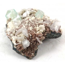 Green Apophyllite Crystal Matrix