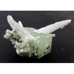 Green and Clear Apophyllite Crystal with Wings