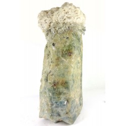 Large Aquamarine Crystal with Calcite and Mica Crystal