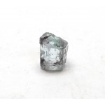 Aquamarine Hexagonal Crystal Section with Black Inclusions
