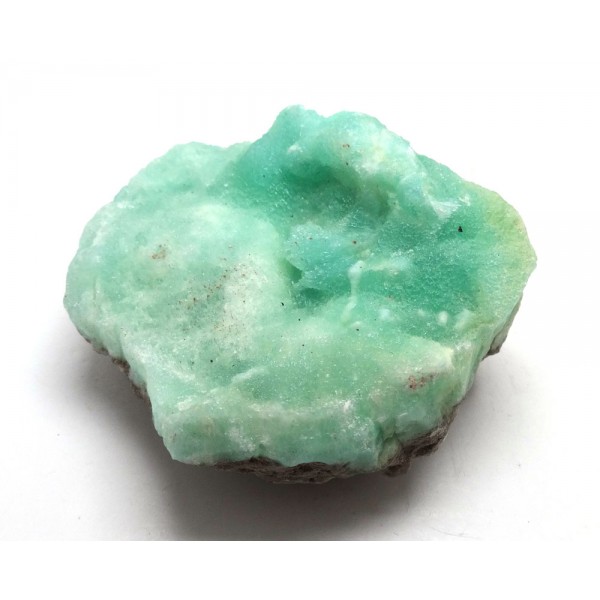 Green Aragonite Natural Crystal Formation