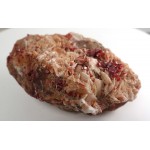 Barite Mineral with Scattered Vanadinite Crystals