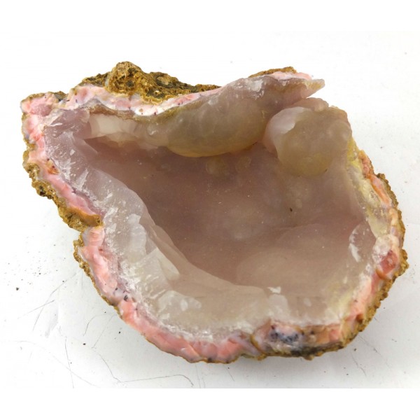 Dusty Pink Botryoidal Chalcedony Cave