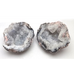 Mexican Chalcedony and Calcite Geode