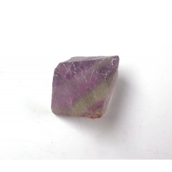 Green Purple Fluorite Octahedron Crystal