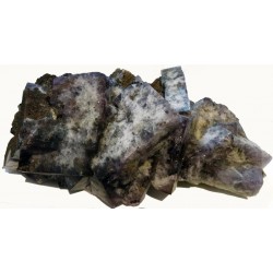 Large Weardale Purple Fluorite Crystal Formation