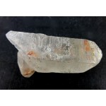 Spessartine Garnet Crystal on a Quartz Point
