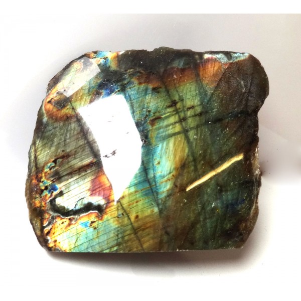 Blue Gold Labradorite Polished Surface