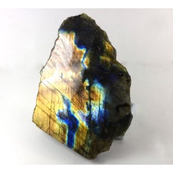 Golden Labradorite with Blue Flashes Polished Face