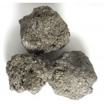 3 x Large Iron Pyrite Crystal Clusters