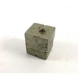 Natural Pyrite Cube with Baby Crystal