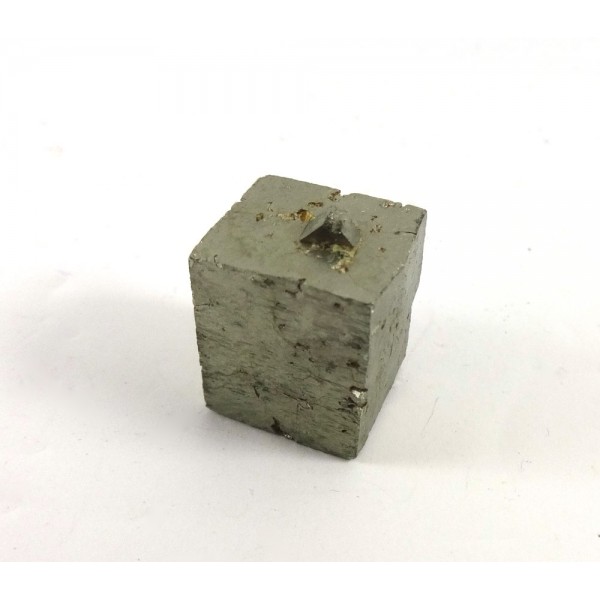 Natural Pyrite Cube with Baby Crystal