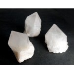 Snow Candle Quartz Points x 3