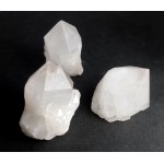 Snow Candle Quartz Points x 3