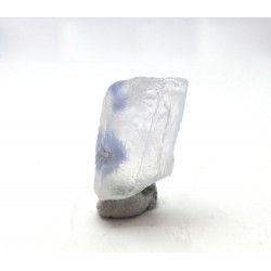 Blue Dumortierite Within This Quartz Crystal Section