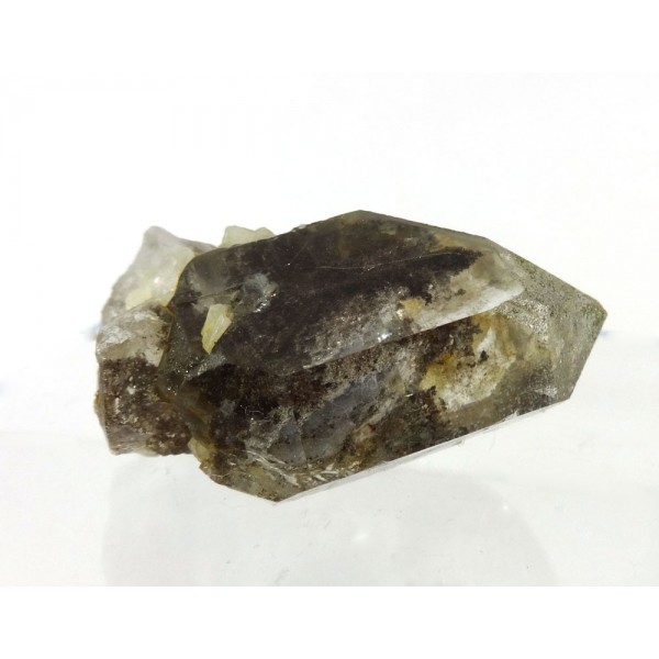 Quartz Point with Chlorite and Adularia