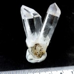 Twin Columbian Light Quartz Point