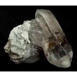 Shiny Rutile Quartz Point on Matrix