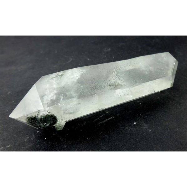 Natural Double Terminated Chlorite Tipped Quartz Point