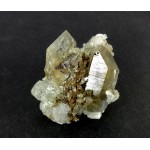 Rutilated Quartz Points Matrix