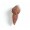 Natural Quartz Sceptre Point with Red Brown Coating