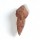 Natural Quartz Sceptre Point with Red Brown Coating