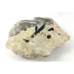 Green Tourmalinated Quartz