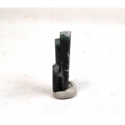 Colour Zoned Green and Blue Tourmaline Triple Crystal Formation Colour Zoned Green and Blue Tourmaline Triple Crystal Formation