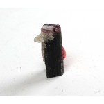 Pink Zone Black Tourmaline Crystal