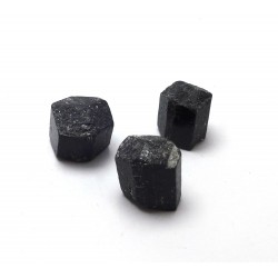 Natural Black Tourmaline Crystals x 3