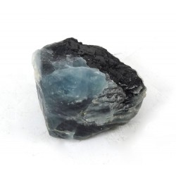 Part Blue and Black Tourmaline Crystal