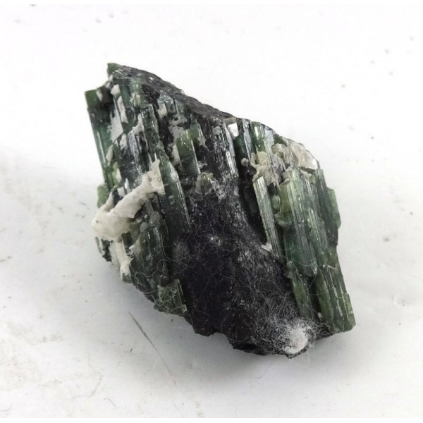 Green Black Cats Eye Tourmaline Crystal